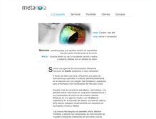 Tablet Screenshot of metanoia.com.mx
